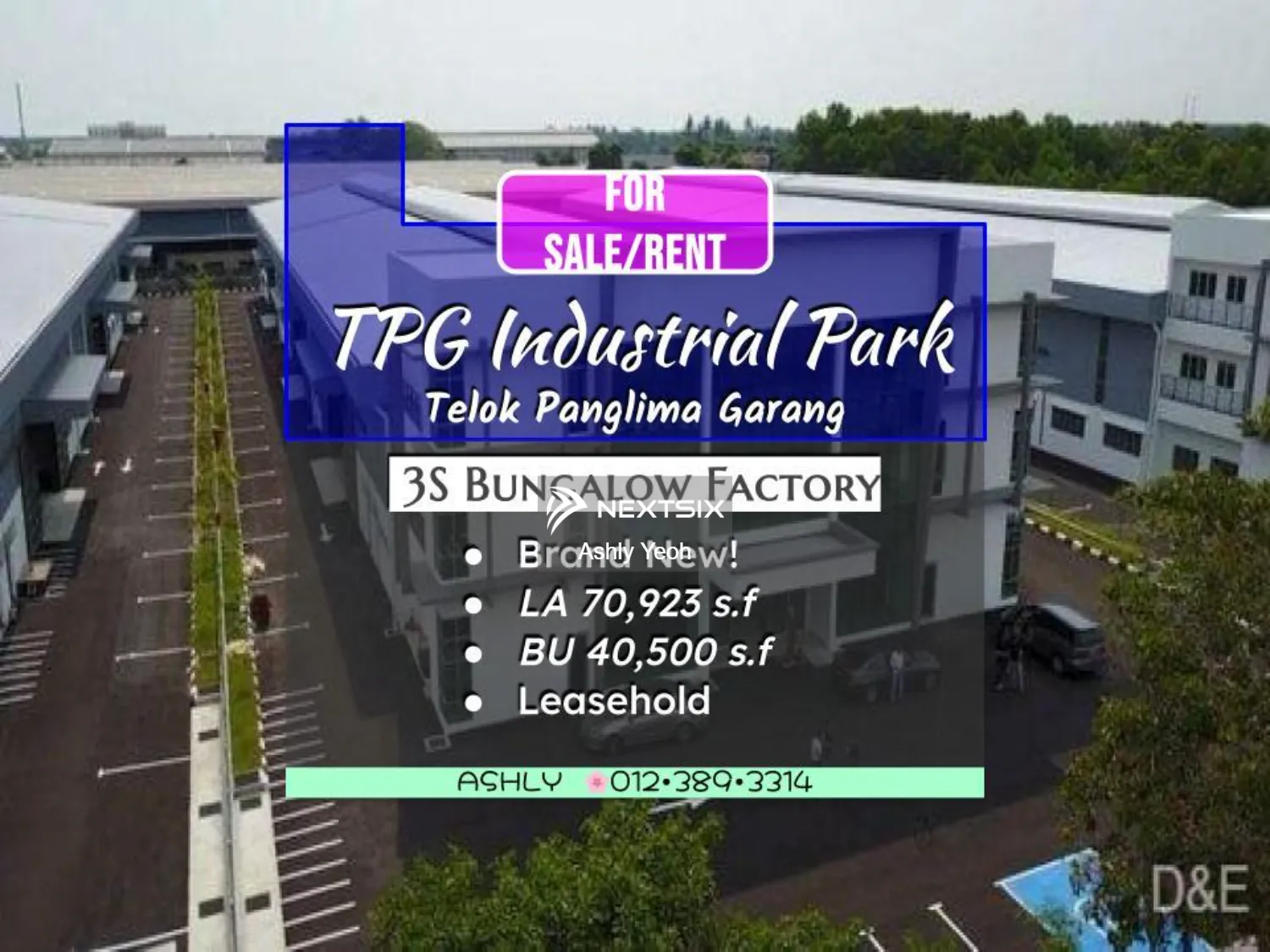 Bungalow Factory for Sale Telok Panglima Garang Industrial Park , Telok Panglima Garang Selangor