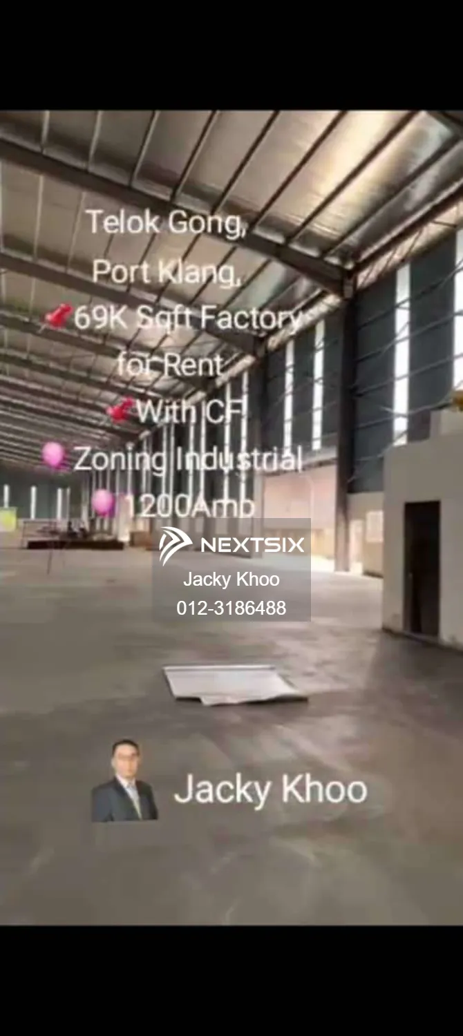 Telok Gong, Port Klang, 69K Sqft Factory for Rent