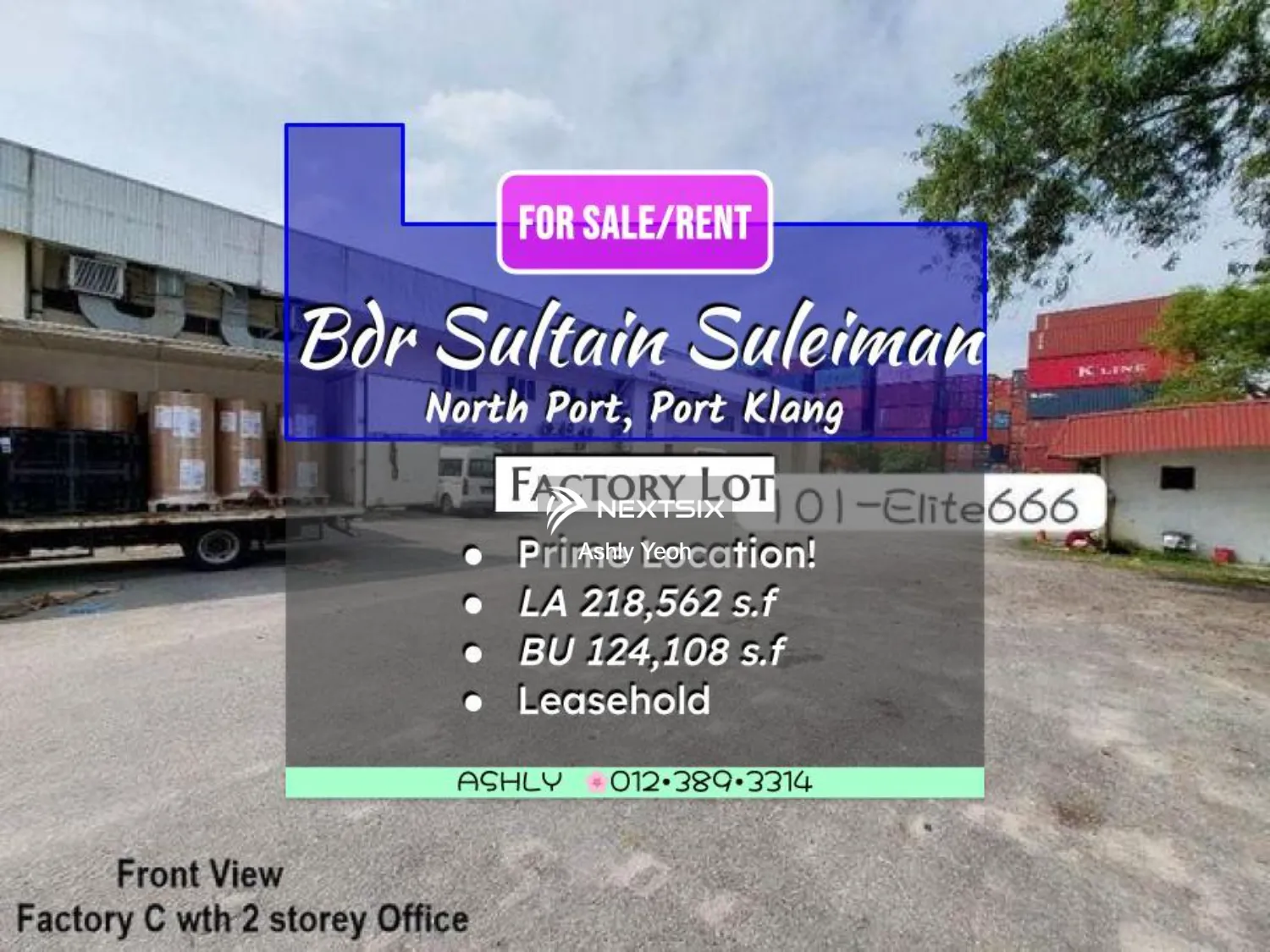 Factory / Warehouse for Sale / Rent Bandar Sultan Suleiman , North Port , 42000 Port Klang