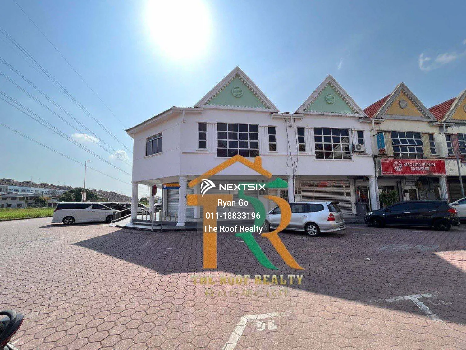 Double storey shophouse corner