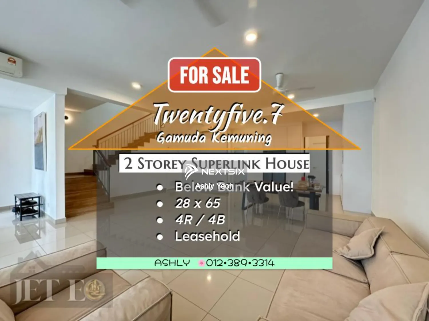 2 Storey Superlink House for Sale Gable House , Gamuda Kemuning Twentyfive.7