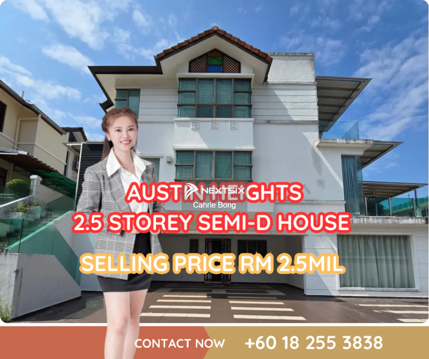 Taman Austin Heights 2.5 Storey Semi-D House