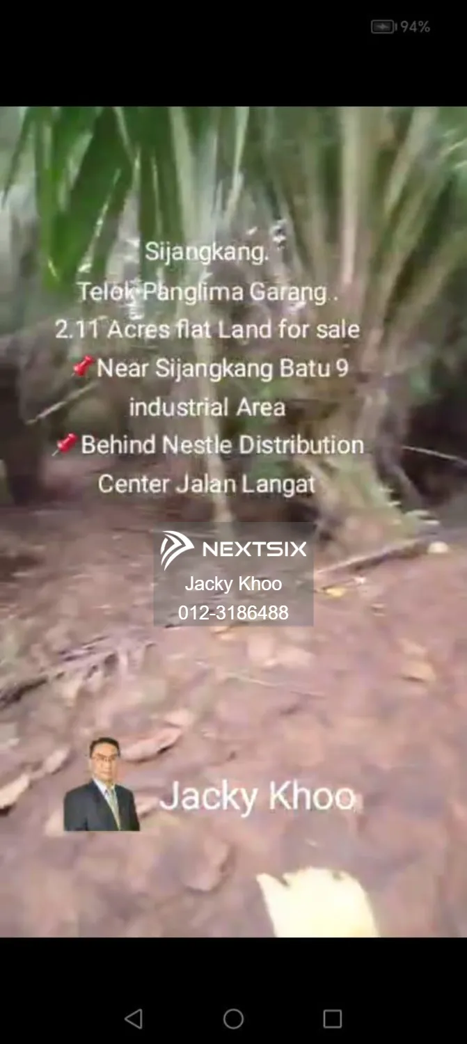 Sijangkang. FELCRA, Telok Panglima Garang . 2.112 Acres flat Land for sale