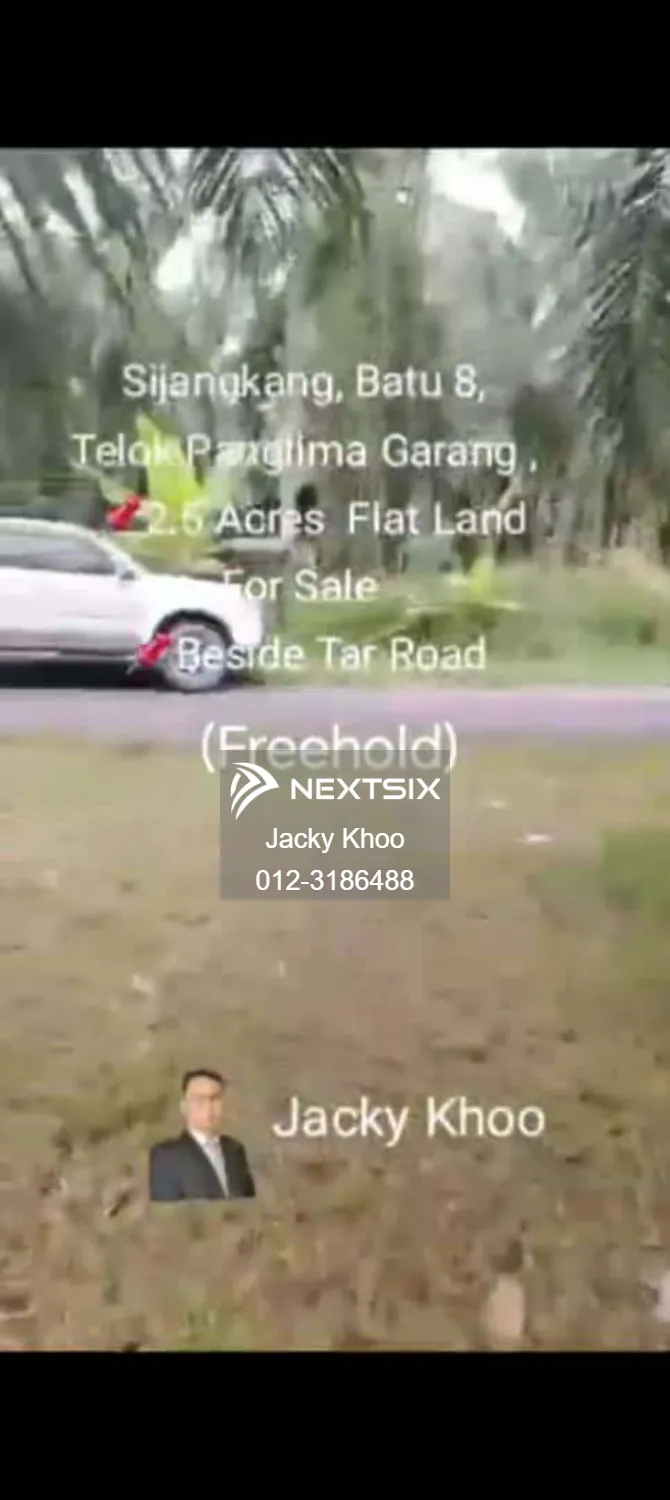 Sijangkang, Batu 8, Telok Panglima Garang , 2.5 Acres Flat Land For Sale