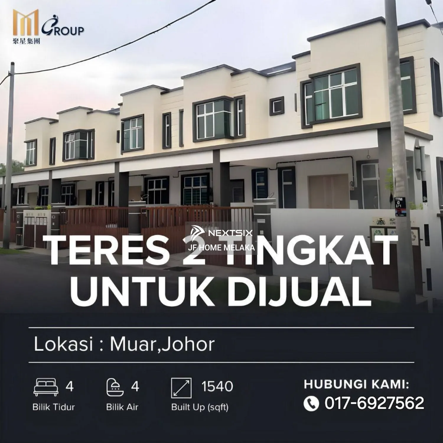 2-sty Terrace/Link House For Sale in Muar Johor