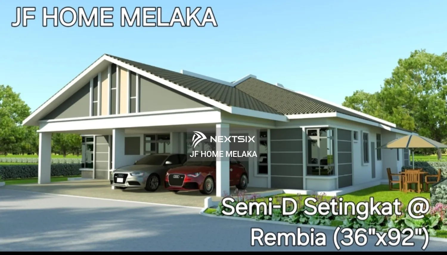 Rumah Setingkat Semi-D @ Rembia