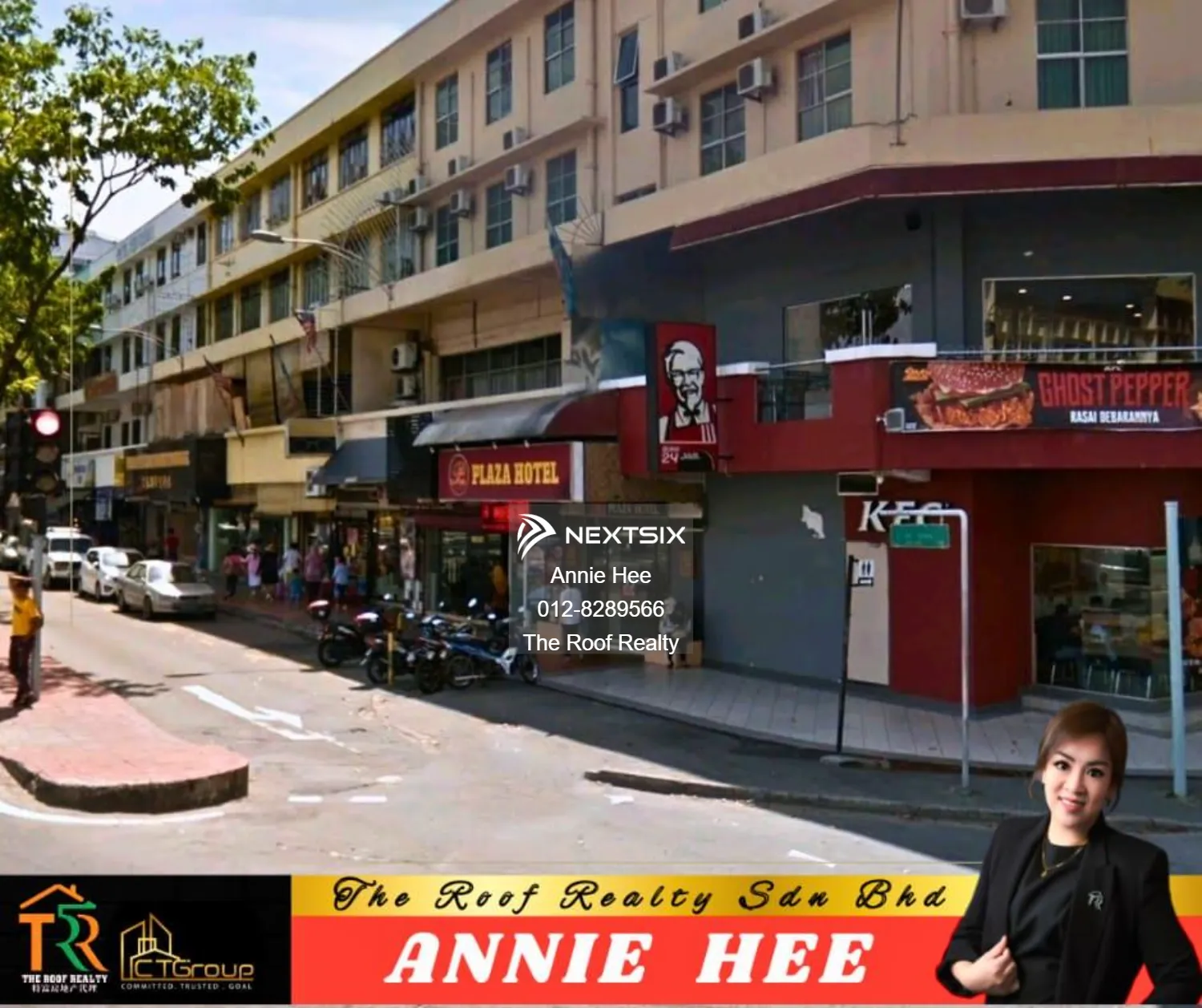 CBD | Segama Facing Main Road | 4 Storey Shoplot