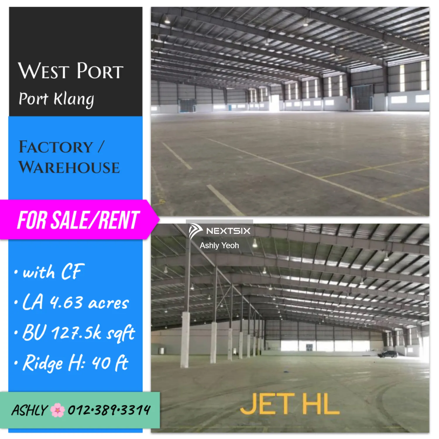 4.6 Acre Factory / Warehouse Complex for Sale or Rent Westport , 42920 Port Klang , Selangor