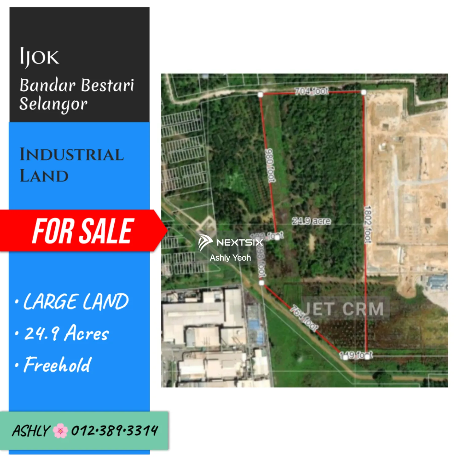 24.9 Acres Industrial Land for Sale ️ Tanah industri untuk dijual Ijok, Kuala Selangor, Selangor