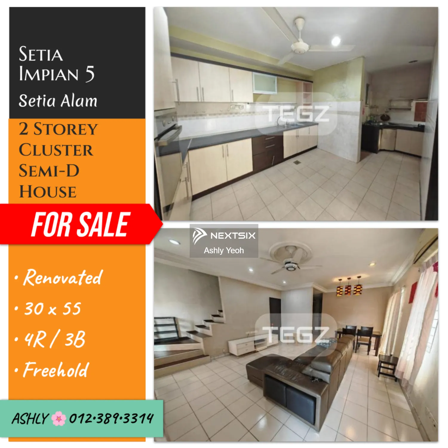 Below MARKET 2 Storey Cluster Semi-D for Sale Rumah untuk jual Setia Impian 5, Setia Alam 40170 Shah Alam, Selangor