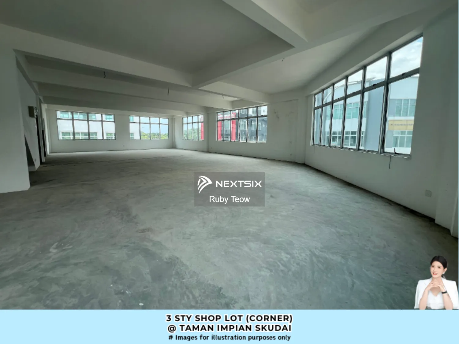 Taman Impian Skudai - 3 Sty Shop Lot (Corner) For Rent