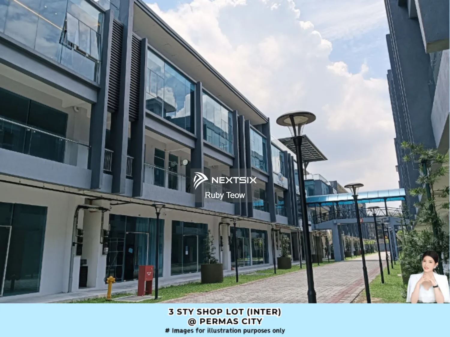 Permas City - 3 Sty Shop Lot (Inter) For Sale