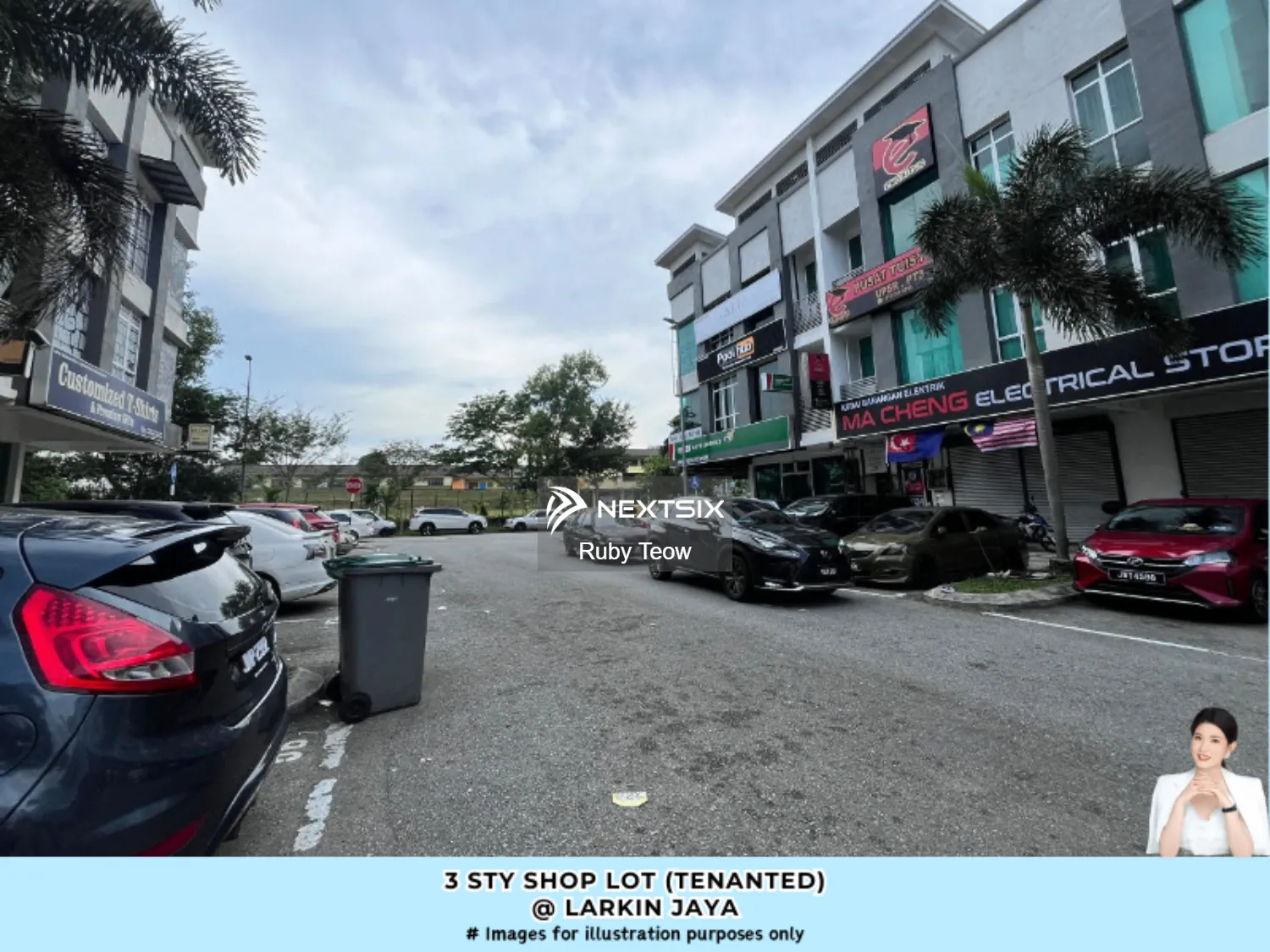 Larkin Jaya - 3 Sty Shop Lot (Tenanted) For Sale