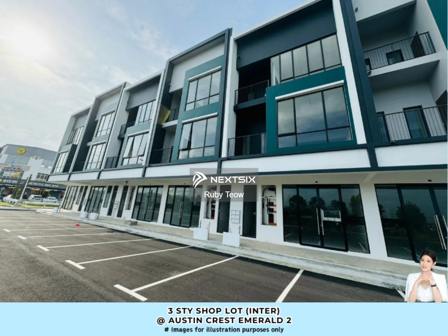 Austin Crest Emerald 2 - 3 Sty Shop Lot (Inter) For Rent