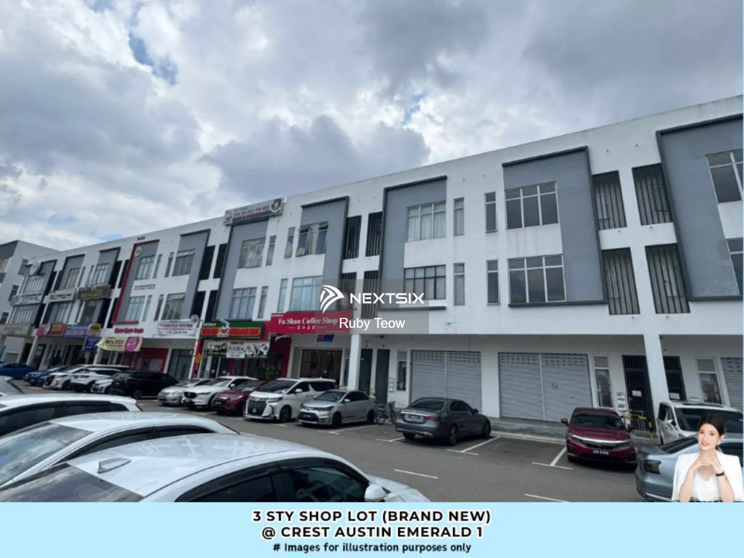 Crest Austin Emerald 1 - 3 Sty Shop Lot (Brand New) For Rent