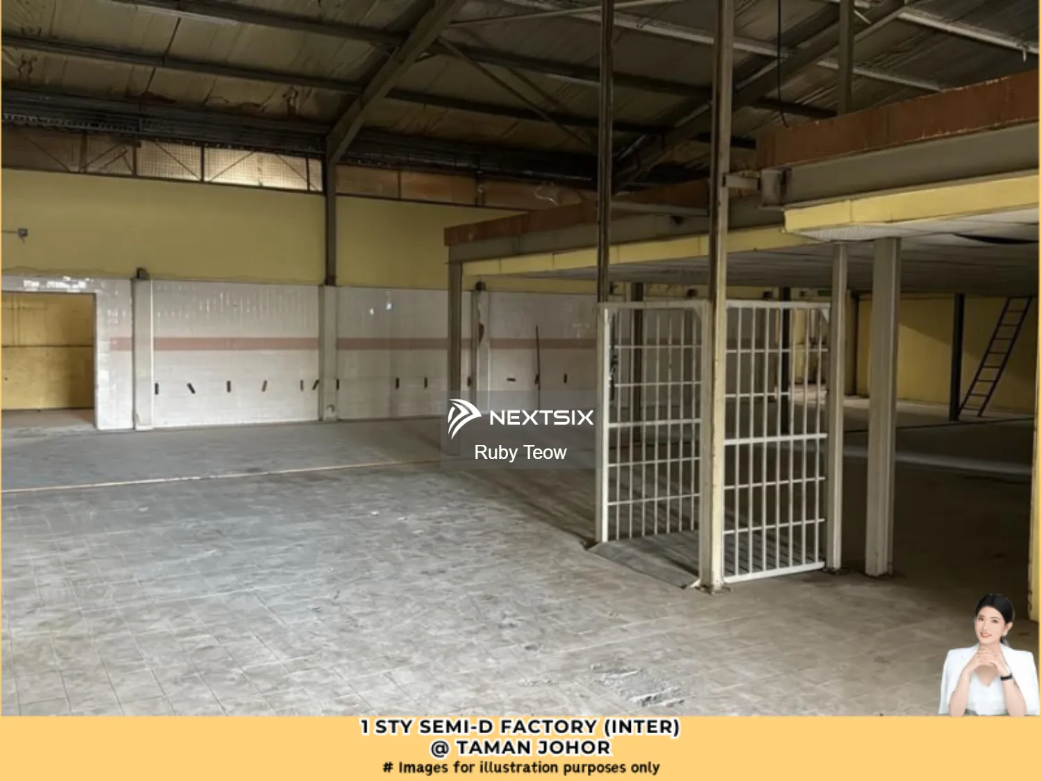 Taman Johor - 1 Sty Semi-D Factory (Inter) For Rent