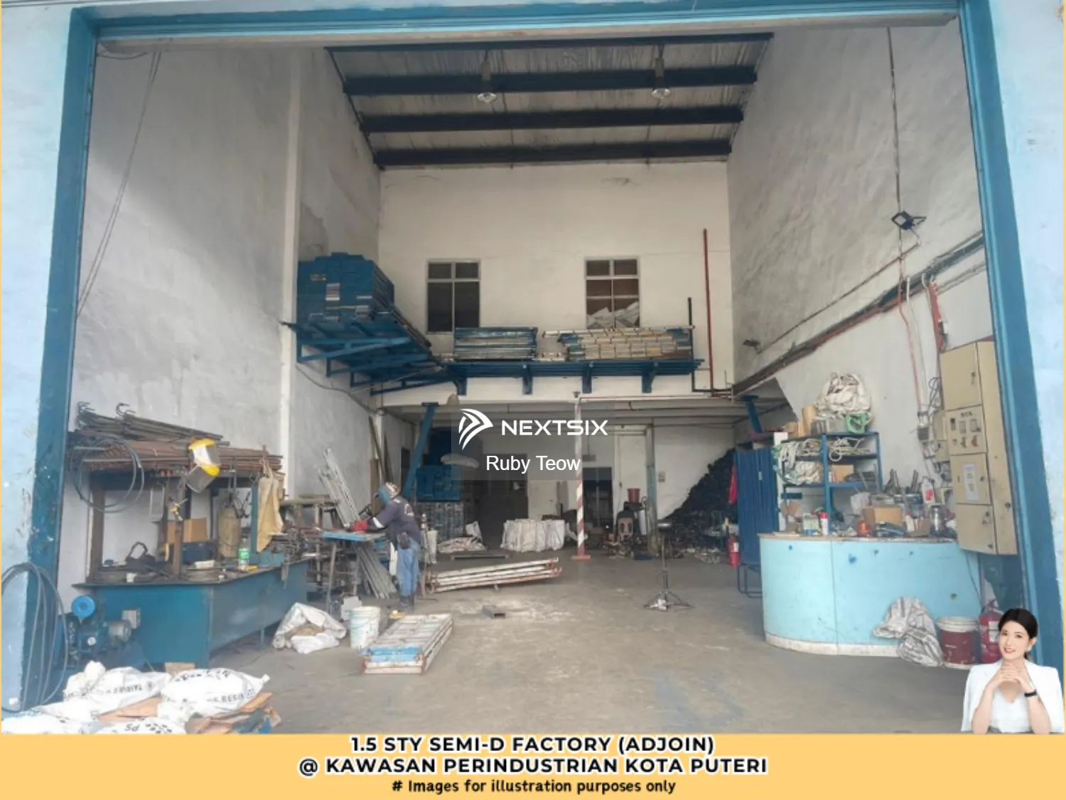Kawasan Perindustrian Kota Puteri - 1.5 Sty Semi-D Factory (Adjoin) For Sale