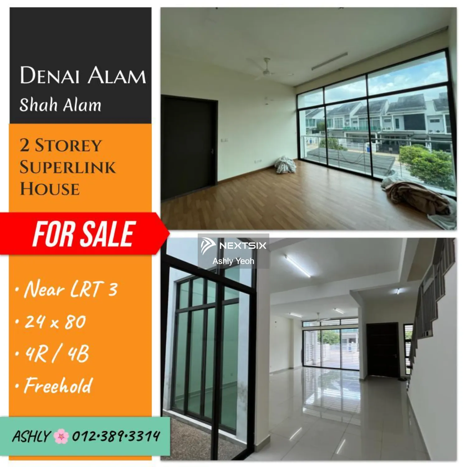 TENANTED 2 Storey Terrace House for Sale Rumah untuk jual Aster Grove, Denai Alam 40160 Shah Alam Selangor
