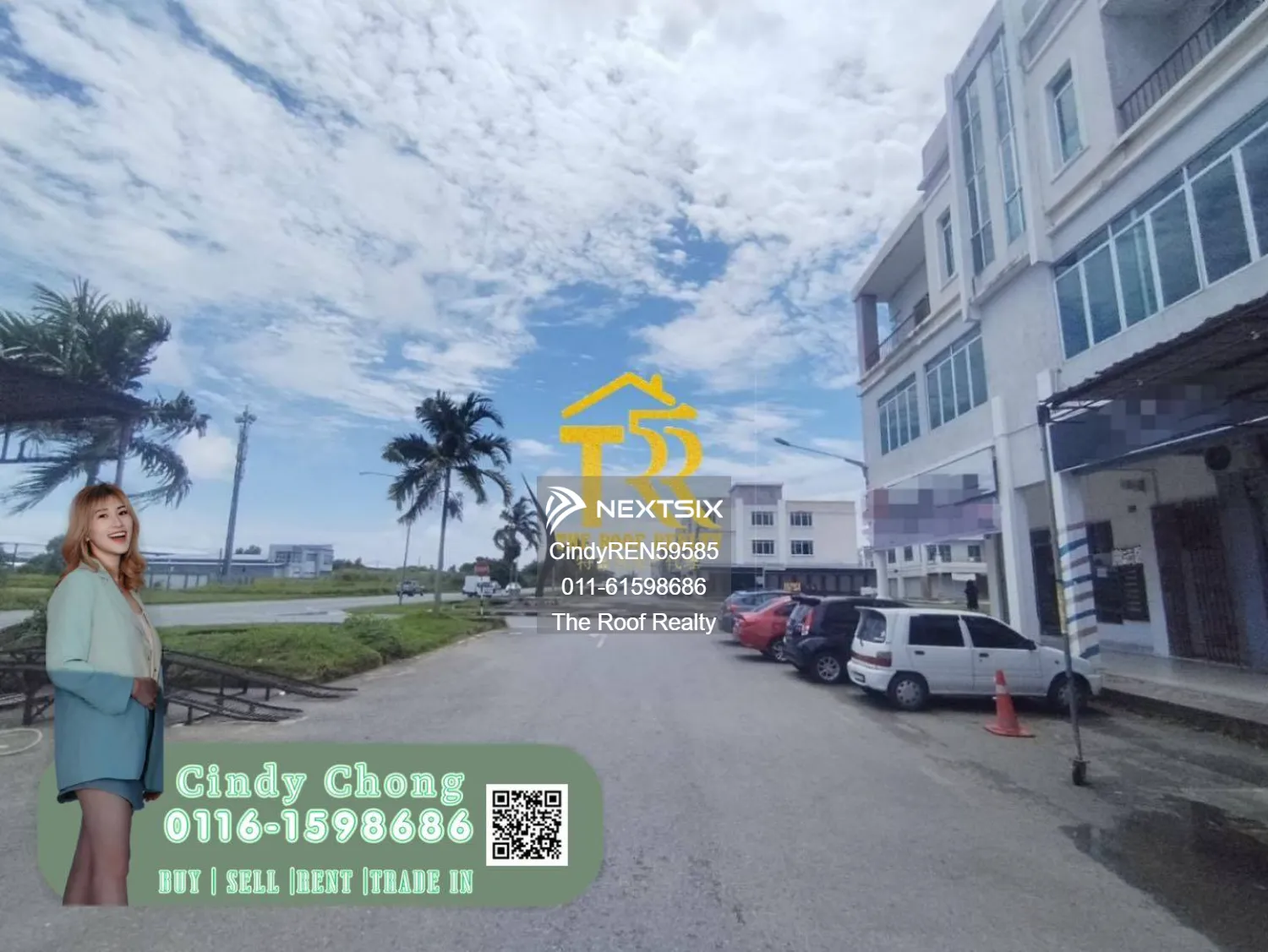 3 storey commercial shoplot