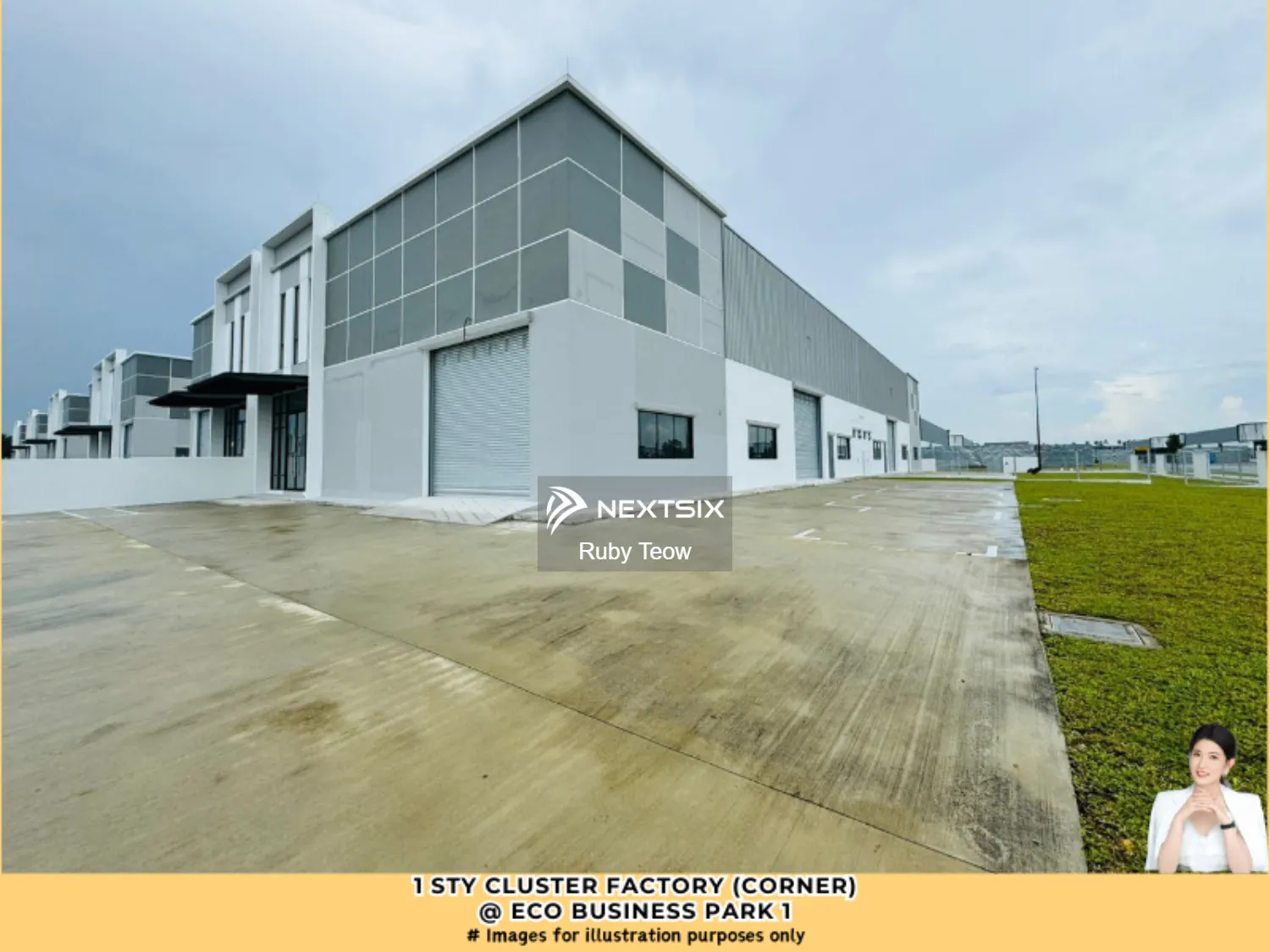 Eco Business Park 1 - 1 Sty Cluster Factory (Corner) For Rent