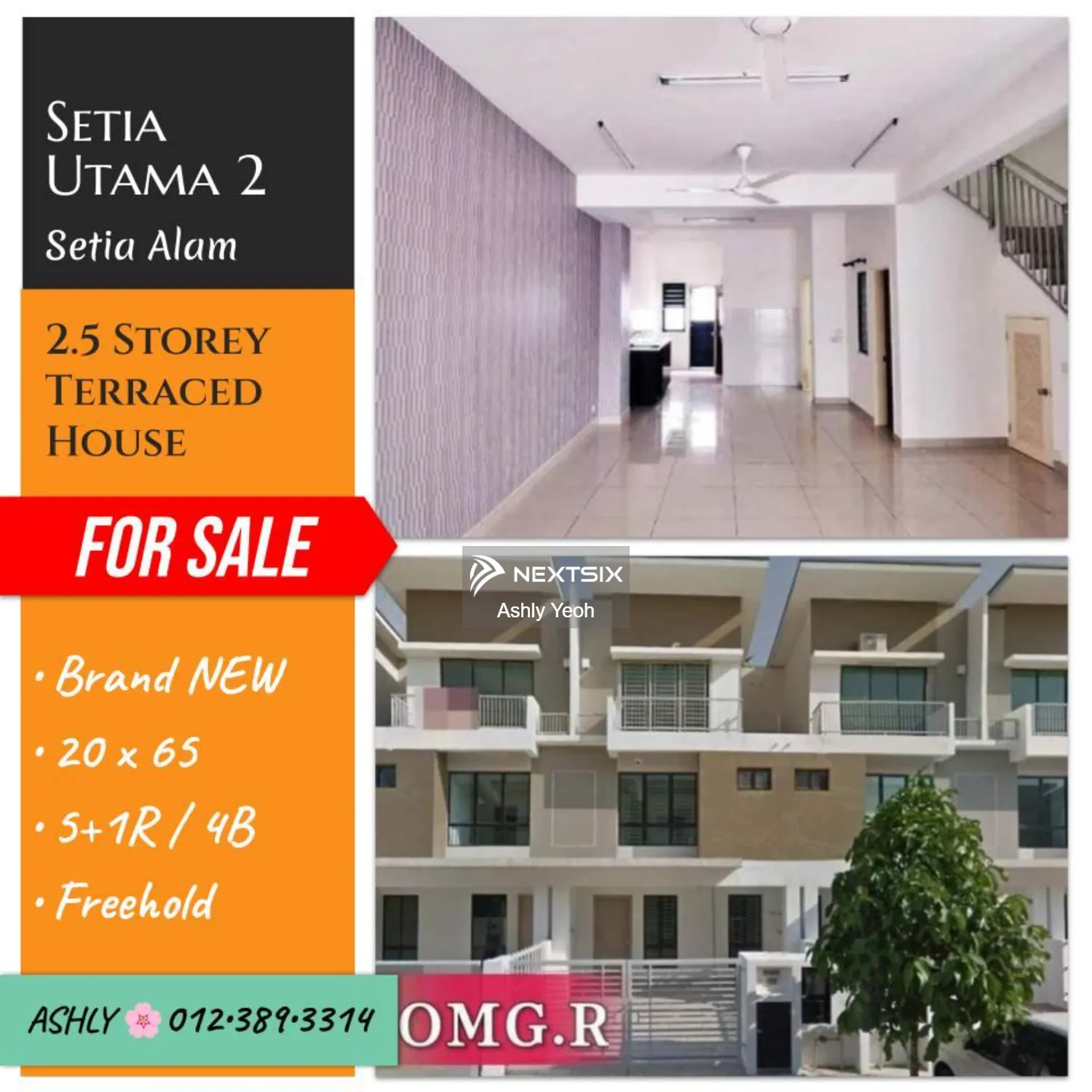 Brand NEW Below MARKET 2.5 Storey Terrace for SALE Rumah Untuk Jual @ Setia Utama 2, Setia Alam, 40170 Shah Alam