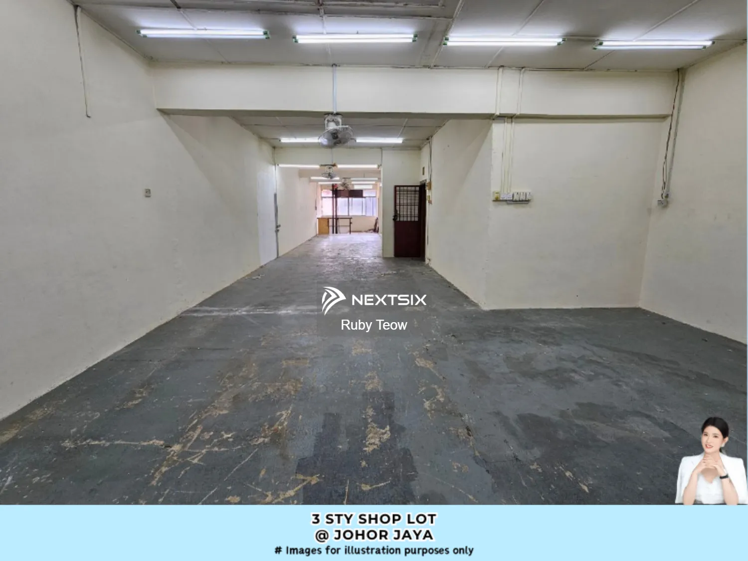 Johor Jaya - 3 Sty Shop Lot For Sale or Rent
