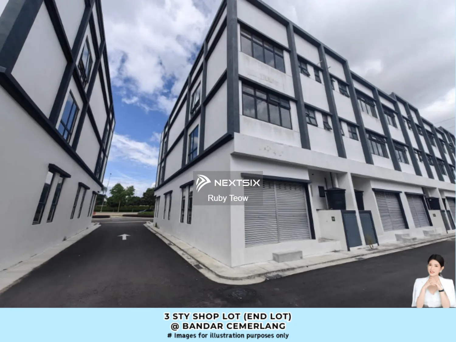 Bandar Cemerlang - 3 Sty Shop Lot (End Lot) For Rent
