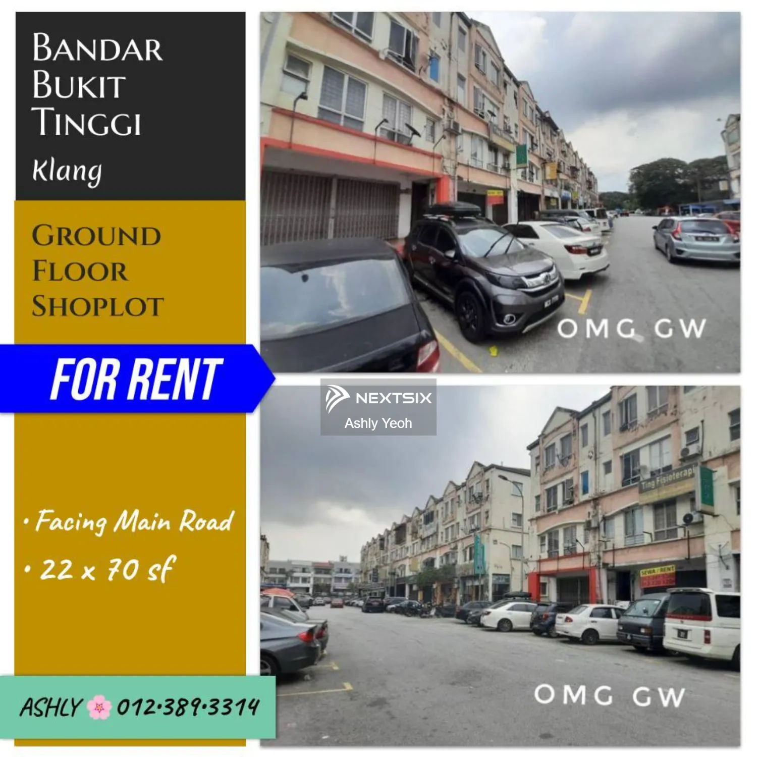 Ground FLOOR Shop Lot for RENT Kedai Untuk Disewa @ Bandar Bukit Tinggi 1, 41200 Klang