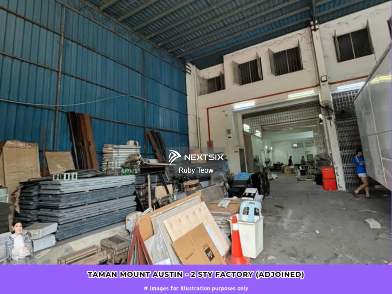 Taman Mount Austin - 2 Sty Factory (Adjoined) for Rent