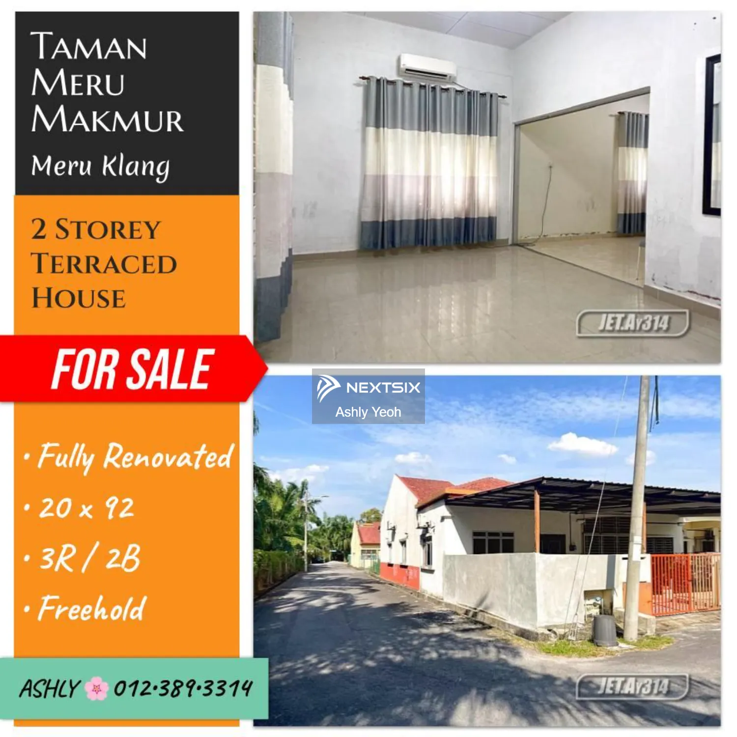 VALUE BUY Single Storey ENDLOT Terrace for SALE Rumah Untuk Jual @ Taman Meru Makmur, 42200 Klang