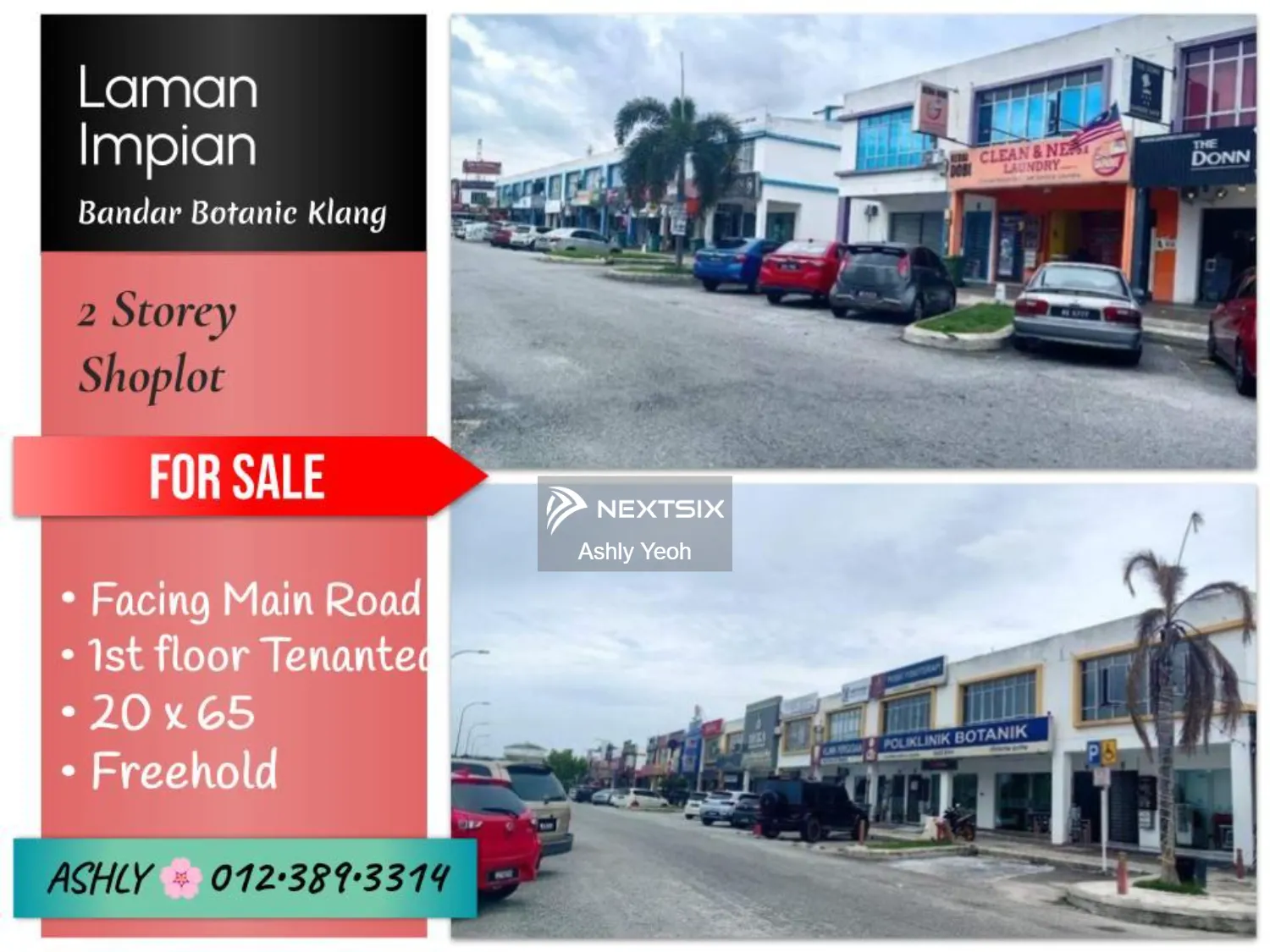 Laman Impian Bandar Botanic Double Storey Shop Lot for SALE 商铺出售