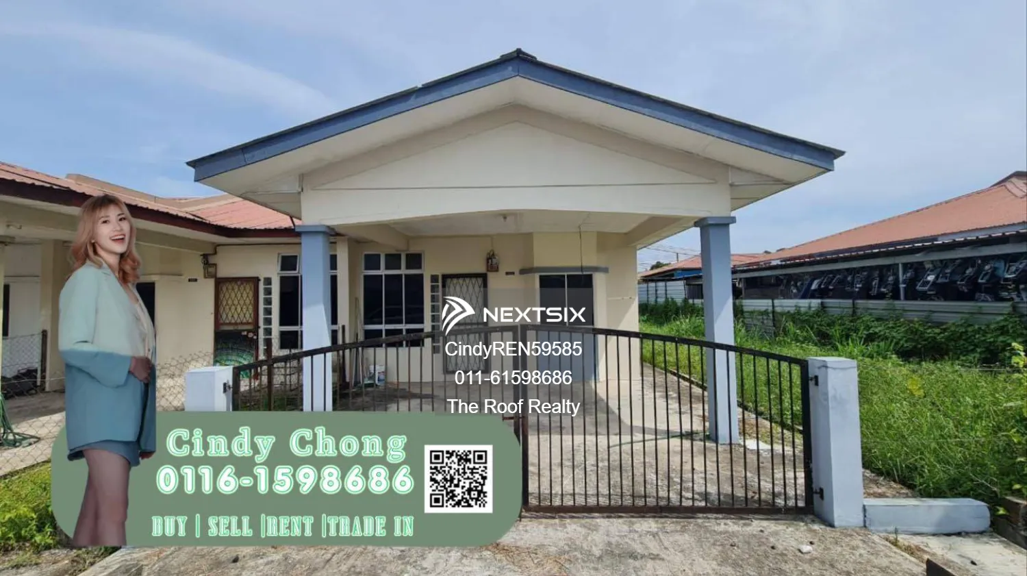 Single Storey Terrace Corner House - Permyjaya
