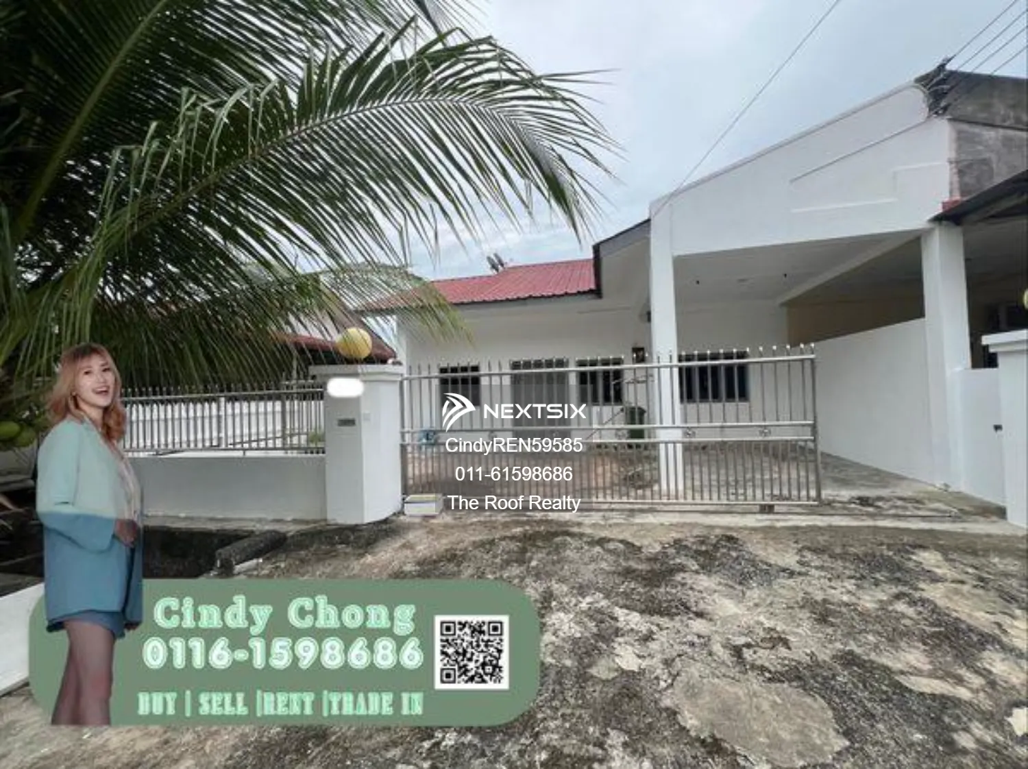 Single Storey Terrace Corner House - Senadin