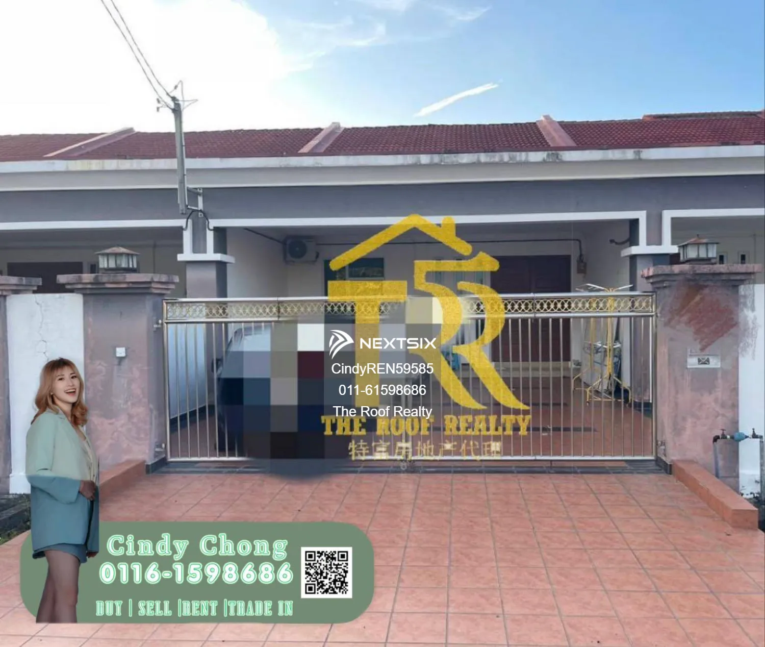 Single Storey Terrace Intermediate House - Bakam