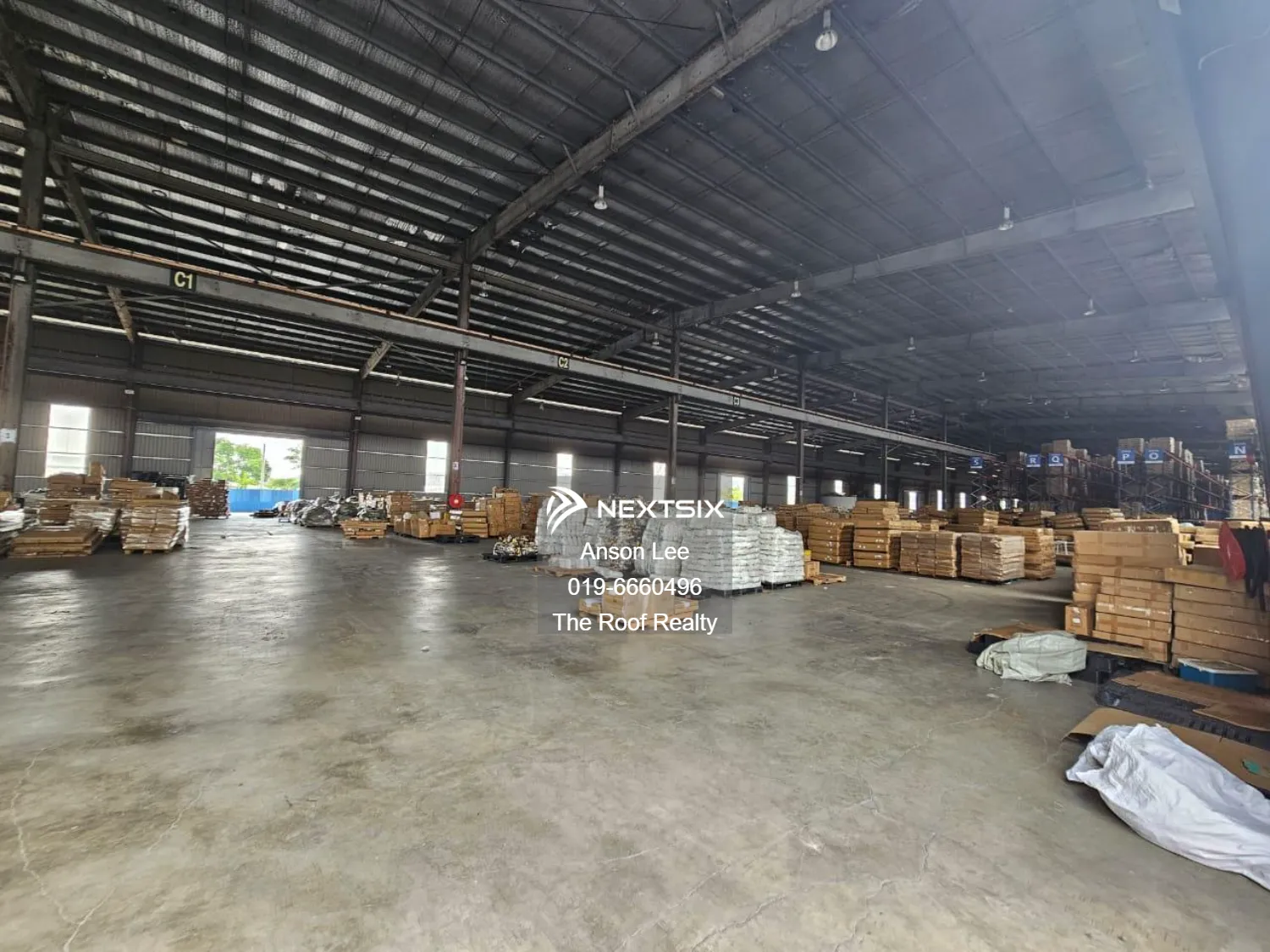 With loading bay factory warehouse at Setia Alam