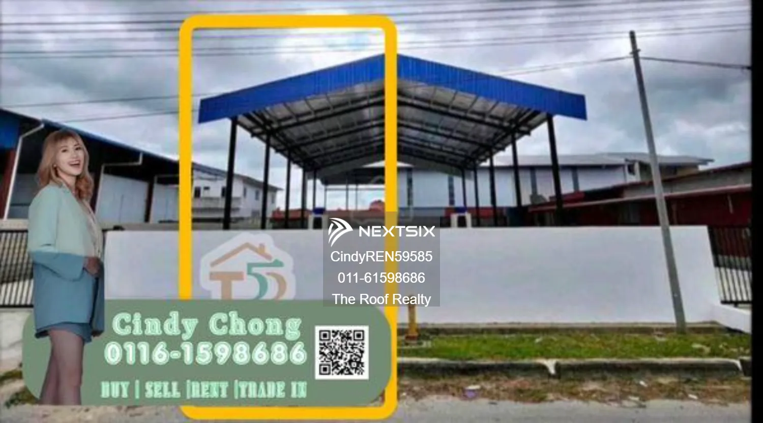 Single Storey Semi Detached Industrial Warehouse - Permy