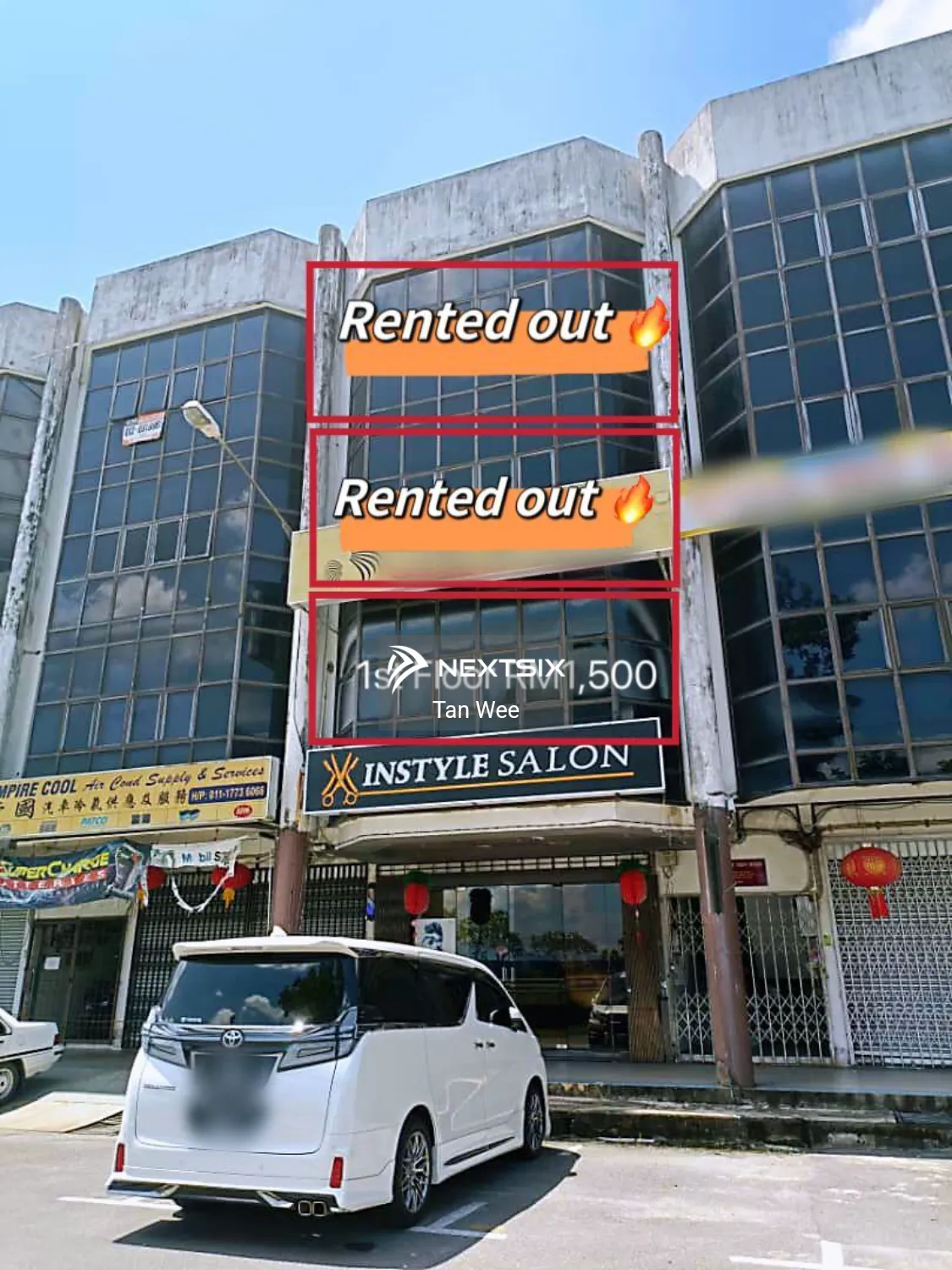 Kuching 1st floor shoplot for rent