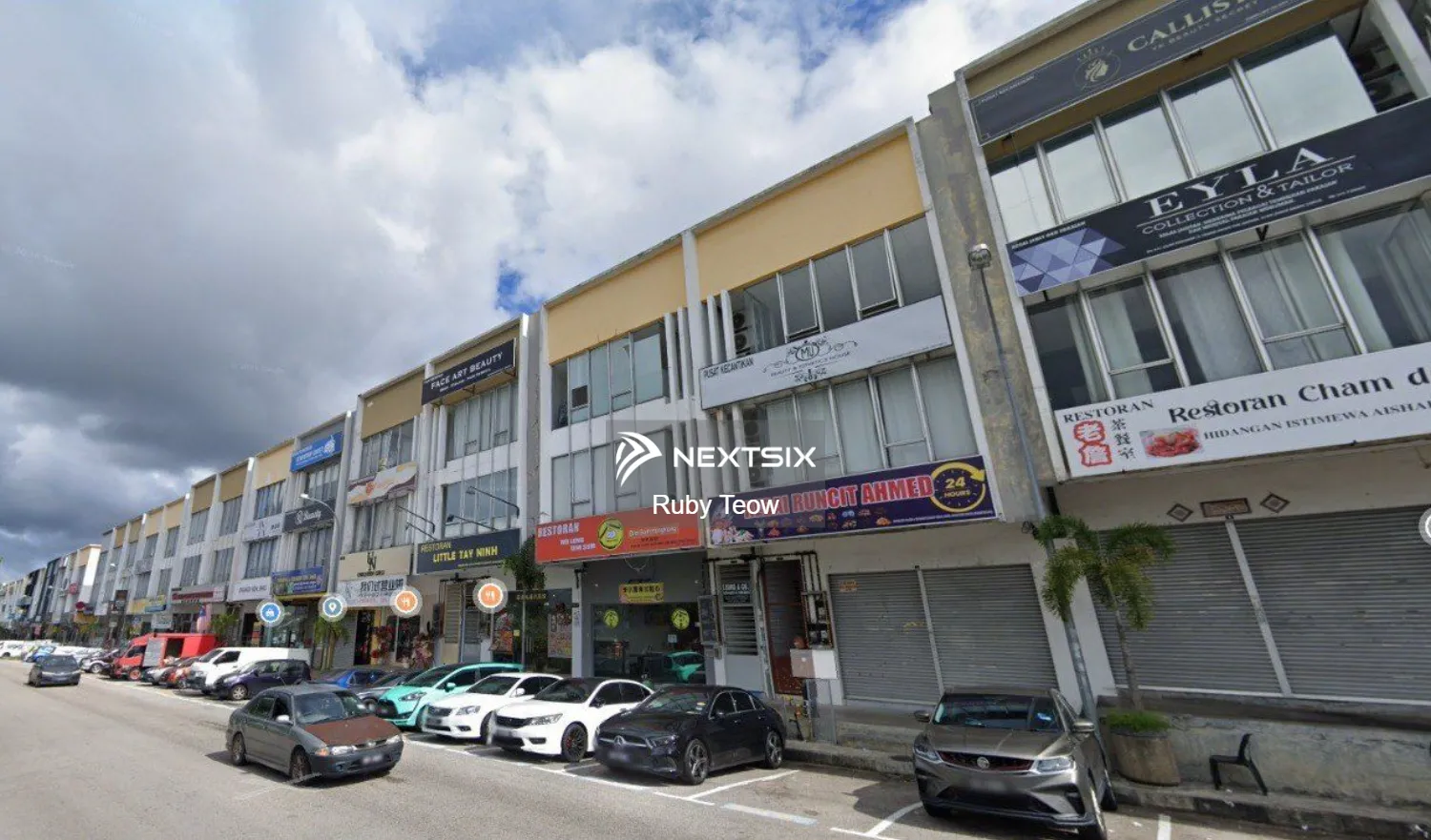 Ungku Tun Aminah - 3 Sty Shop Lot (Intermediate) For Sale (Tenanted)