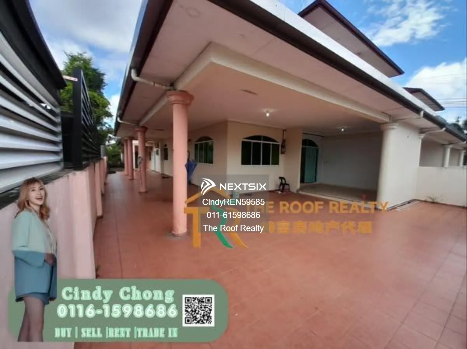 Double Storey Terrace Corner House - Riam