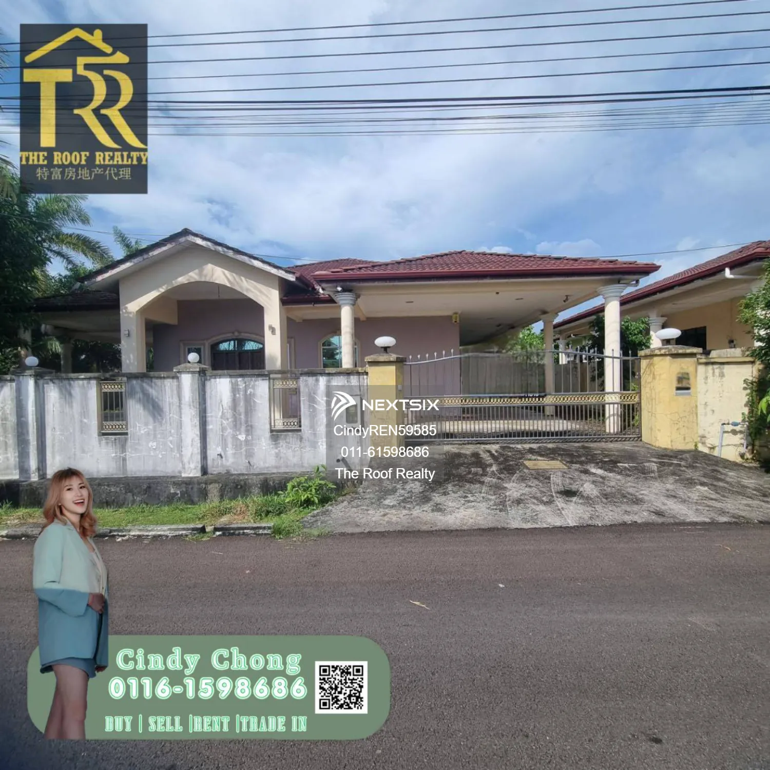 Single Storey Detached House - Taman Delight