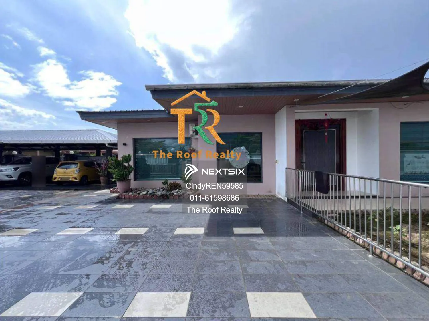 2 adjoining Single Storey Corner House - Permyjaya