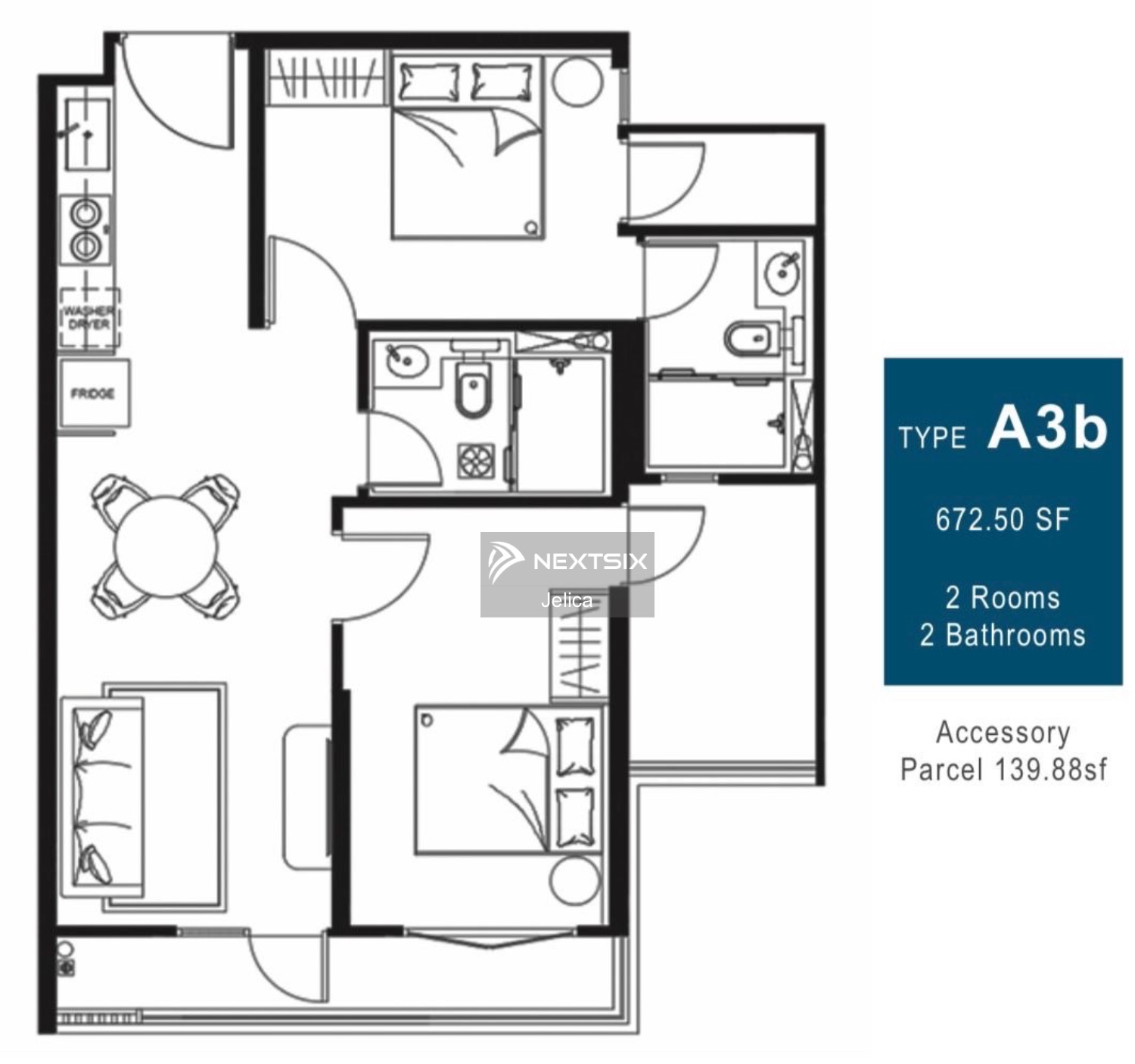 Serviced Residence floor plan - Image 1