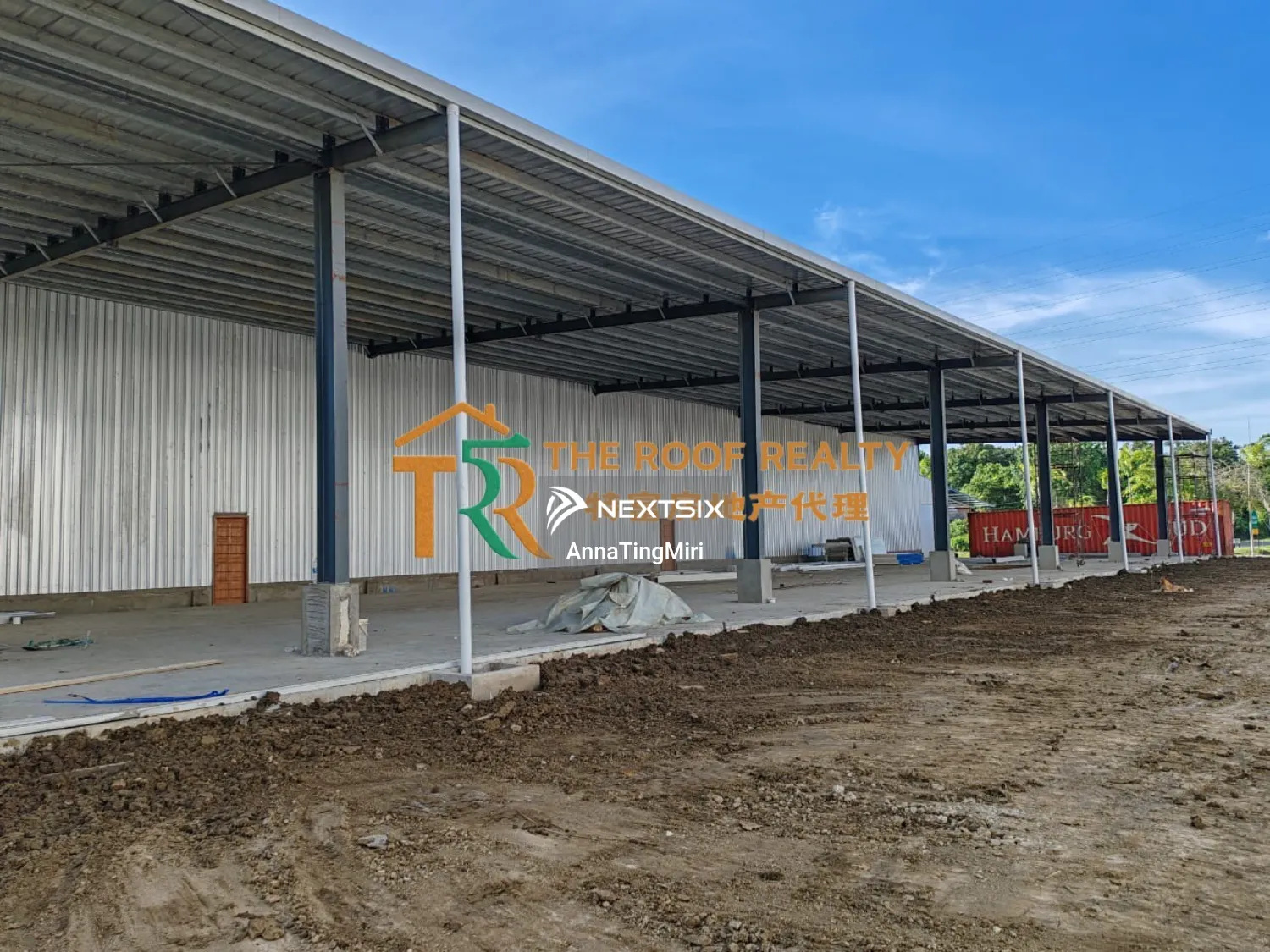 Single storey warehouse