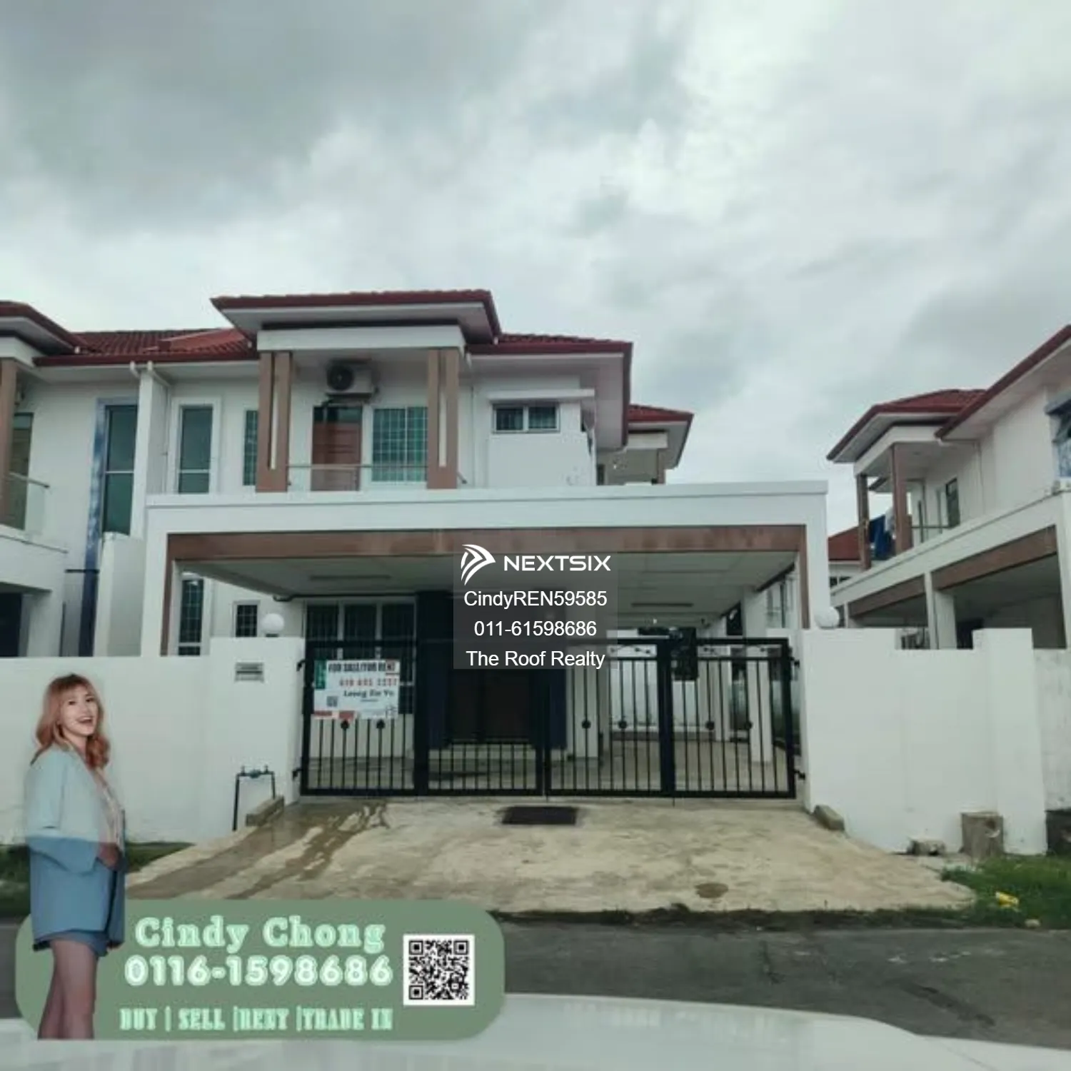 Double Storey Terrace Corner House - Senadin