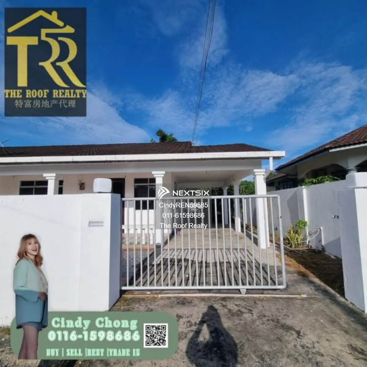 Single Storey Semi Detached House -Luak