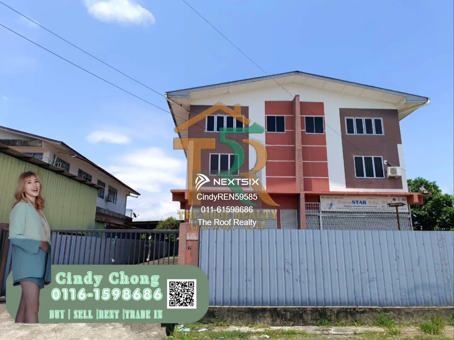 3 storey Semi Detached Warehouse - Taman Tunku