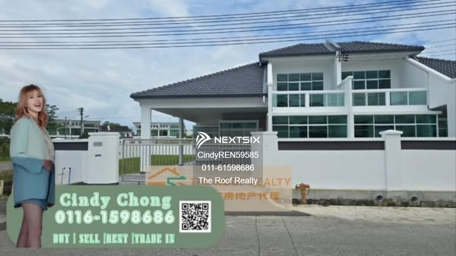 Brand New One and a Half Storey Semi-Detached Corner House - Greenville Senadin