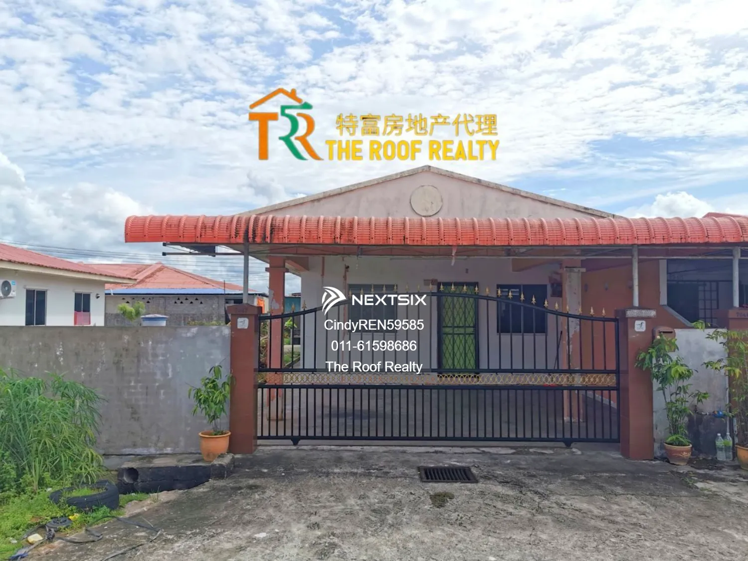 Single Storey Terrace Corner House - Taman Permai, Permy