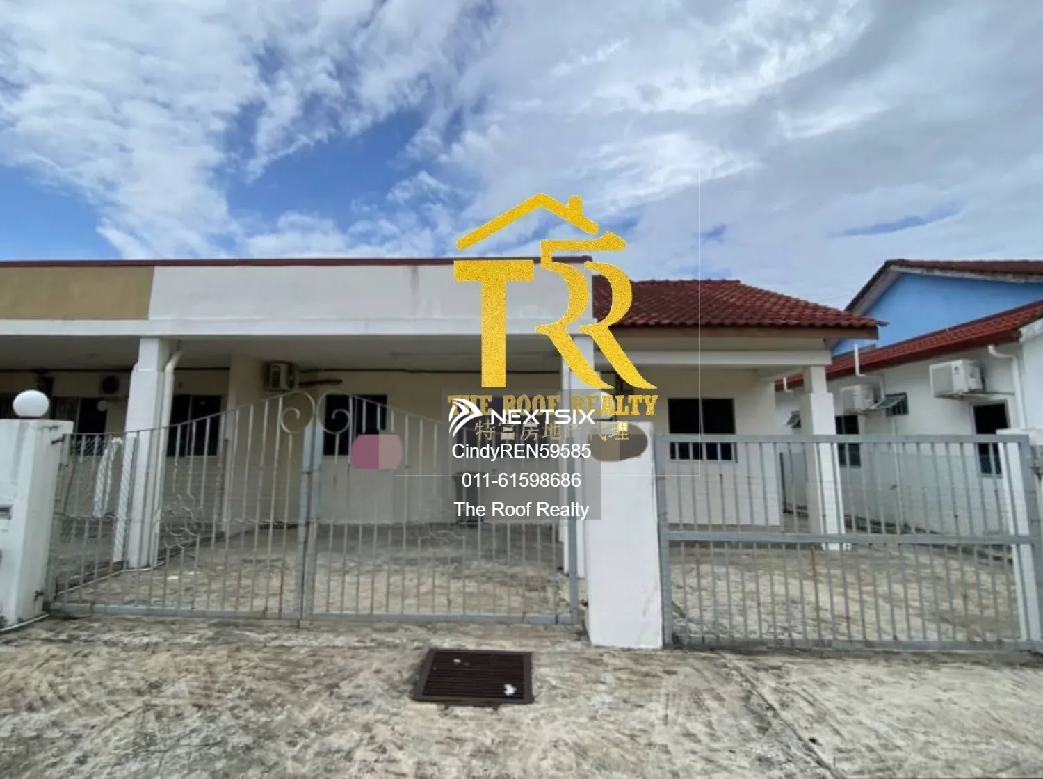 Single Storey Terrace Corner House - Senadin