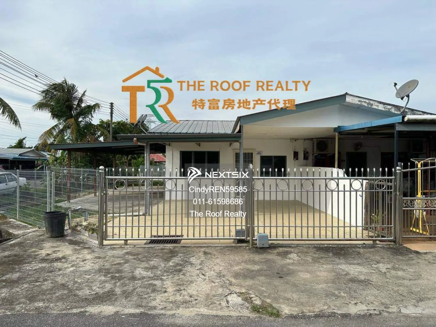 Single Storey Terrace Corner House ( end corner) - Permy